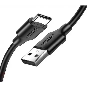 USB-A–USB-C kaabel UGREEN US287, 0,25 m, 3 A, 480 Mbit/s, must