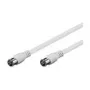 Wentronic Goobay SAT ühenduskaabel, F-Quick, 100% varjestatud, valge, 2,5 m - F-Pistik (Quick) F-Pistik (Quick) (50748)
