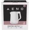 AENO Elektriketel EK2: 1850-2200W, 1,5L, Strix, topeltseinad, mittekuumenev korpus, automaatne väljalülitus, kuivkeemiskaitse