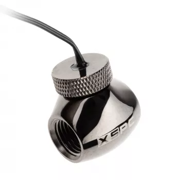Temperatuuriandur XSPC Inline 10k G1/4 tolli — XSPC 10k inline temperatuurisond, must kroom