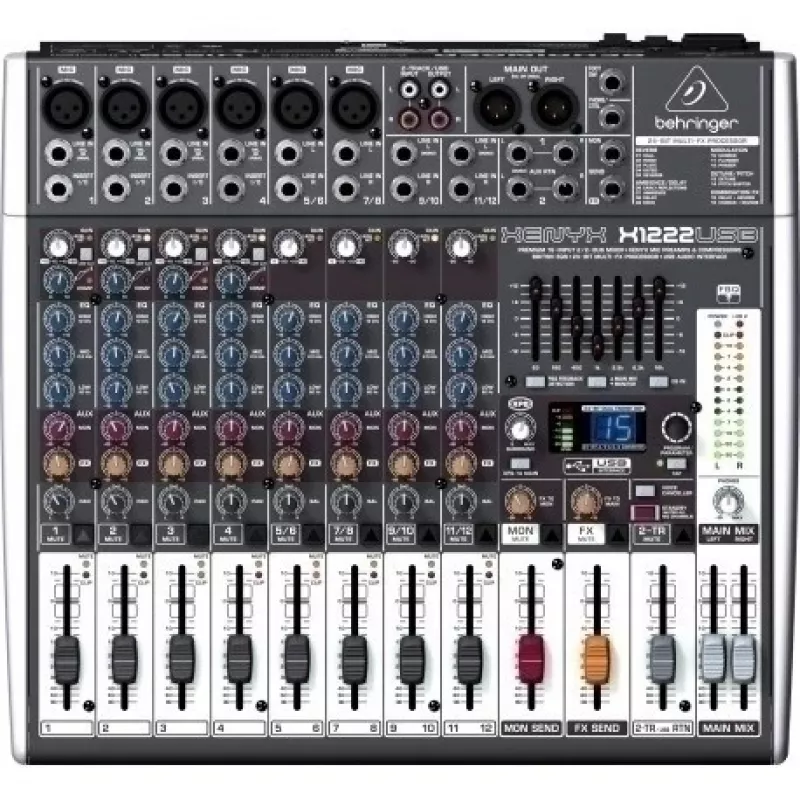 Behringer X1222USB helimikser 4 kanalit