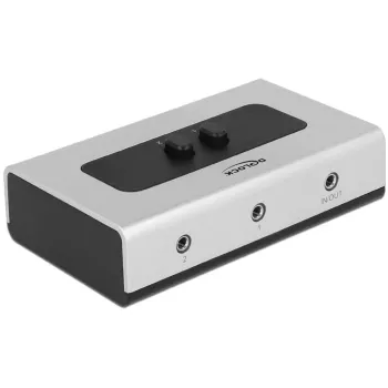 audio jack switch 3,5mm 2 Port manual bidirectional, Switch Hall/must