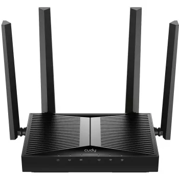 Lauapealne ruuter Cudy WR3600 kaheribaline Wi‑Fi 7 (802.11be), kuni 2882 Mbps, 4× Gigabit LAN, 1× WAN, must