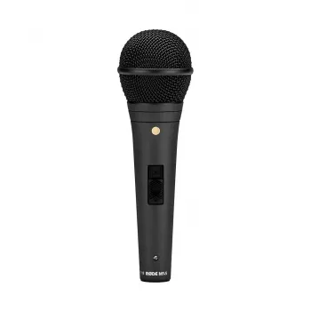 Dünaamiline lavamikrofon RODE M1-S — 75–18000 Hz, -56 dB tundlikkus, 320 Ω väljund, 187 mm, 360 g, must