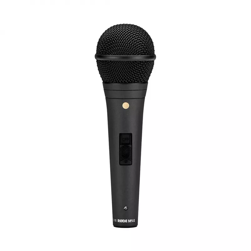 Dünaamiline lavamikrofon RODE M1-S — 75–18000 Hz, -56 dB tundlikkus, 320 Ω väljund, 187 mm, 360 g, must