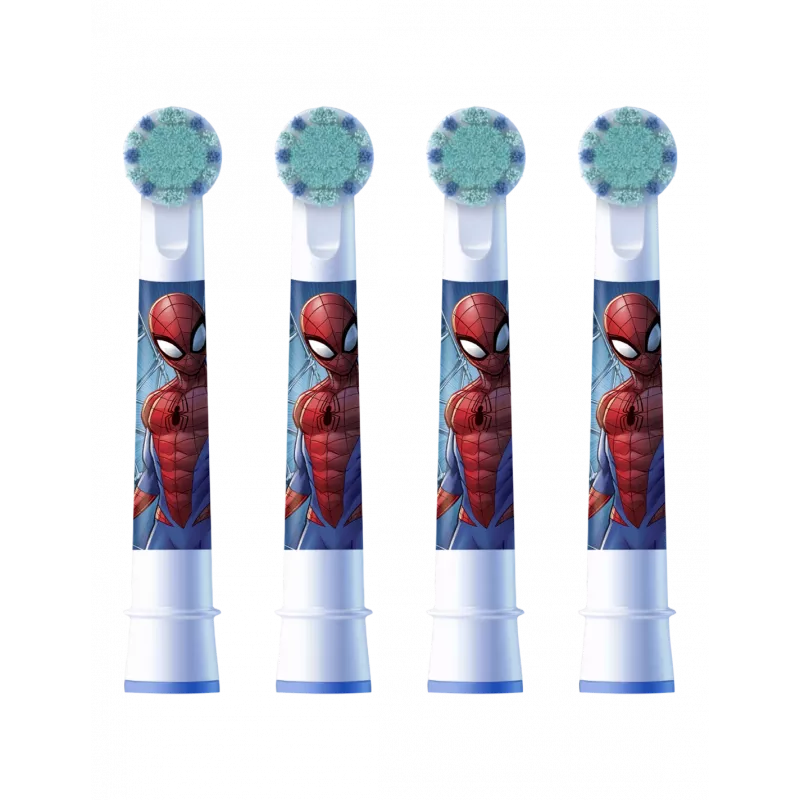 Oral-B EB10-4 Kids Spidermani asendusharjapead, 4 tk