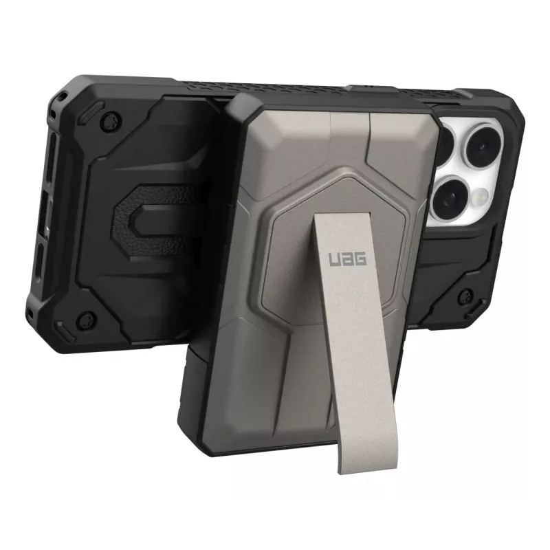 Urban Armor Gear 9B4411114036 akupank 10000 mAh Juhtmevaba laadimine Must, Titaan