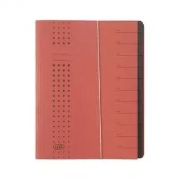 ELBA chic-Expanding File, A4 Red, Compartments 1-12, carton (42496 RO) (42496 RO)