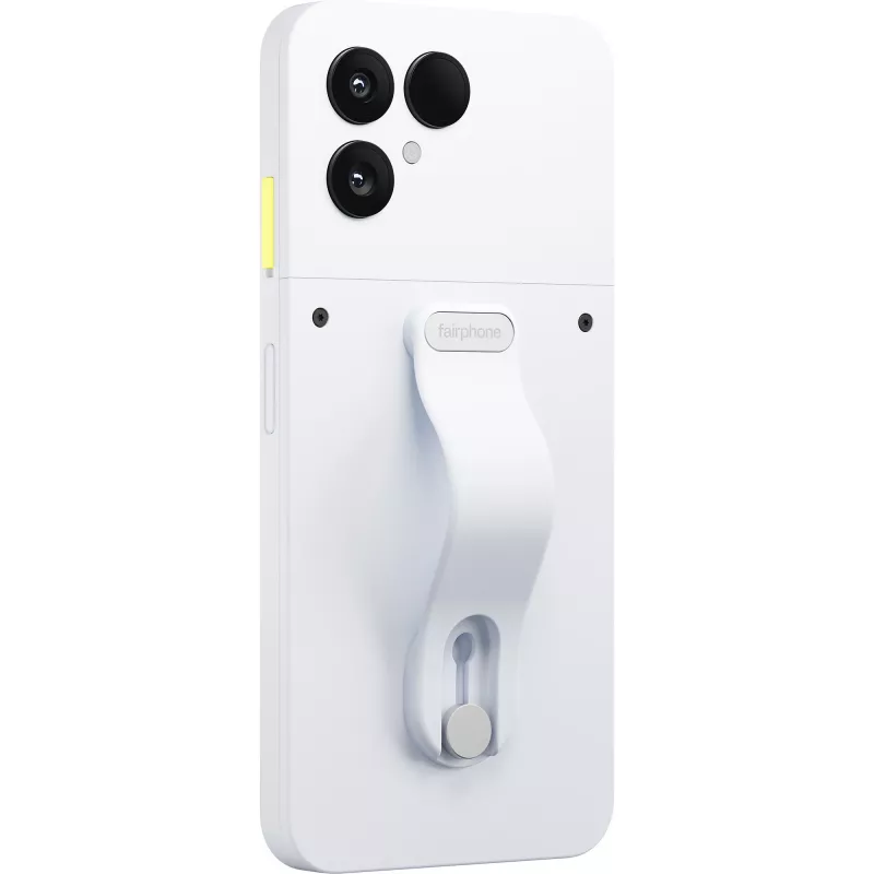 Finger Loop Cloud Valge (Valge Fairphone 6 jaoks) Tagakaas. Viimistletud valgena. Originaalne FAIRPHONE toode — MPN: F6FNGR-1WH-WW1 · EAN: