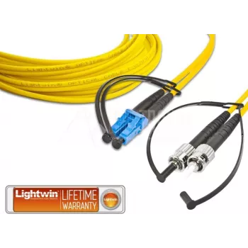 Lightwin LDP-09 LC-ST 5.0 fiiberoptiline kaabel 5 m kollane (LDP-09 LC-ST 5.0)