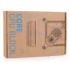 Veeblokk Alphacool Core 1 Aurora Carbon Brass Copper Nickel Black 72mm
