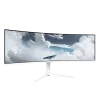 Kumer monitor Arozzi Nova 49 tolli (124,5 cm) Dual QHD 5120×1440 LED VA, 32:9, 4 ms, USB-jaotur, kõlarid, valge