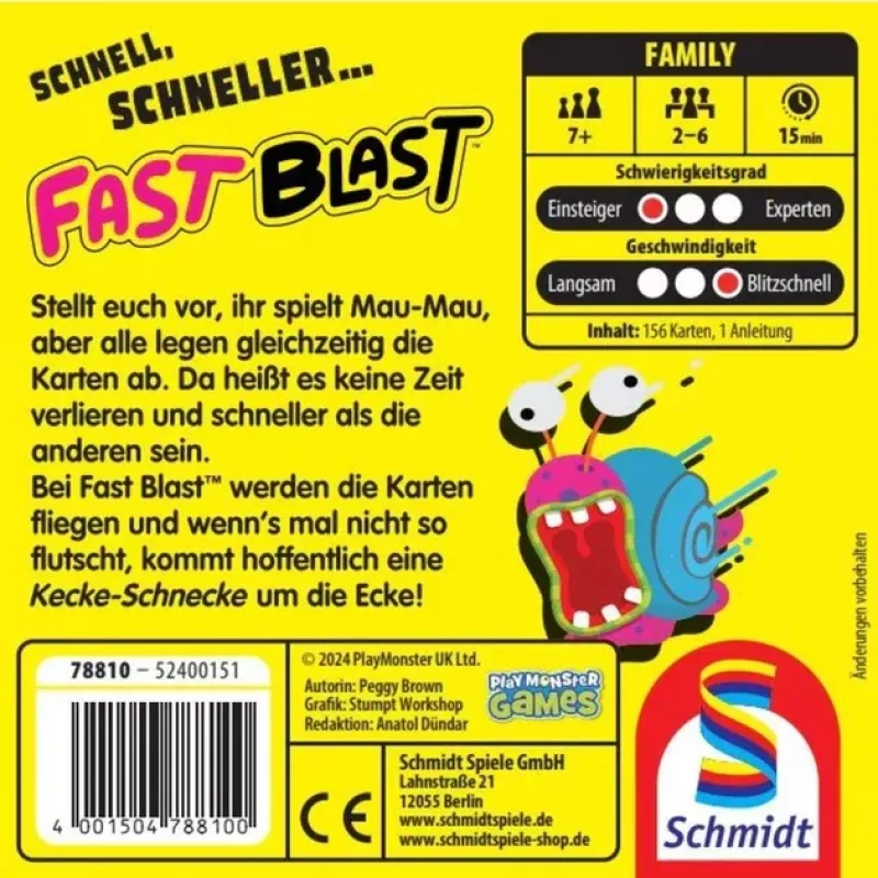 Fast Blast, kaardimäng
