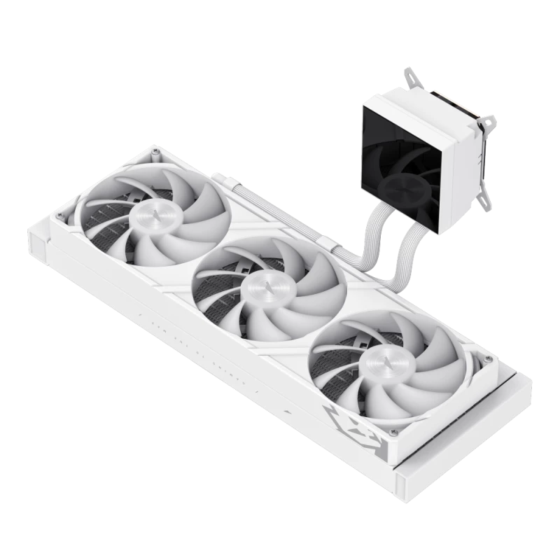 Gamemaxi protsessori vedelikjahutus | GLACIER 360 LCD WH | Intel, AMD