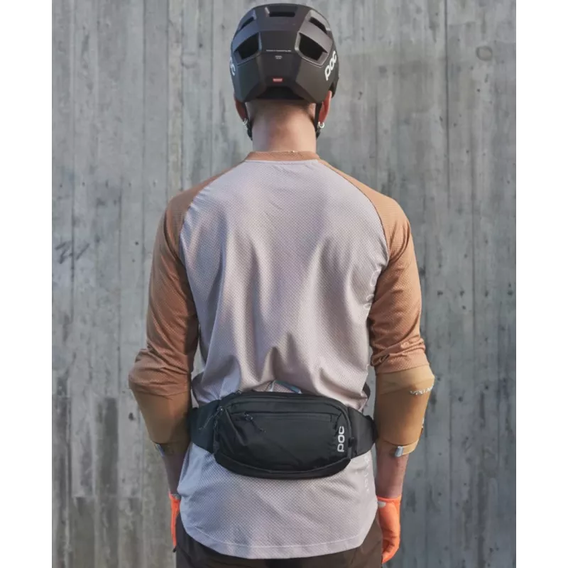 Puusakott POC Lamina Hip Pack, 2 L, Must (Uranium Must), unisex