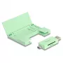 Kaardilugeja DeLOCK 91015 USB 3.2 Gen 1 Type-A/USB-C Mint
