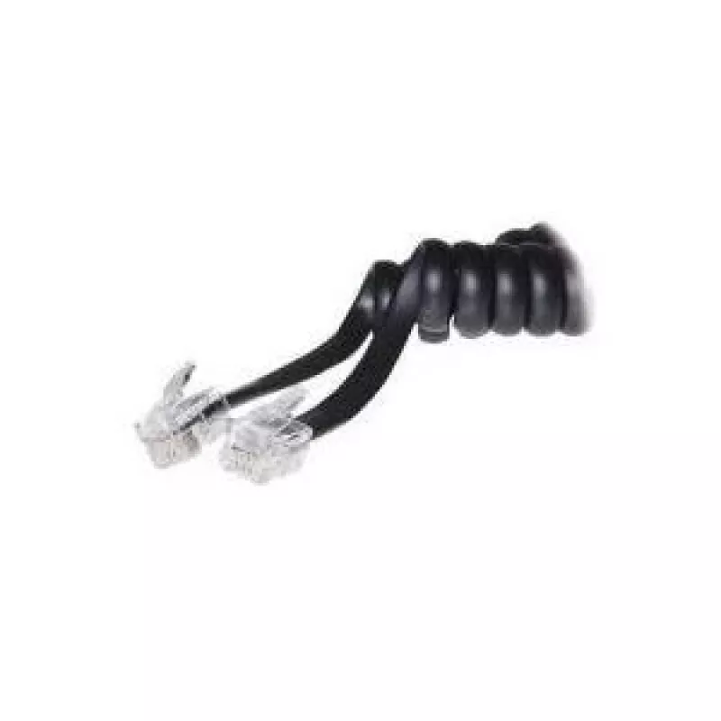 S/CONN 10m RJ10 Must Läbipaistev TC70135-10 ShiverPeaks