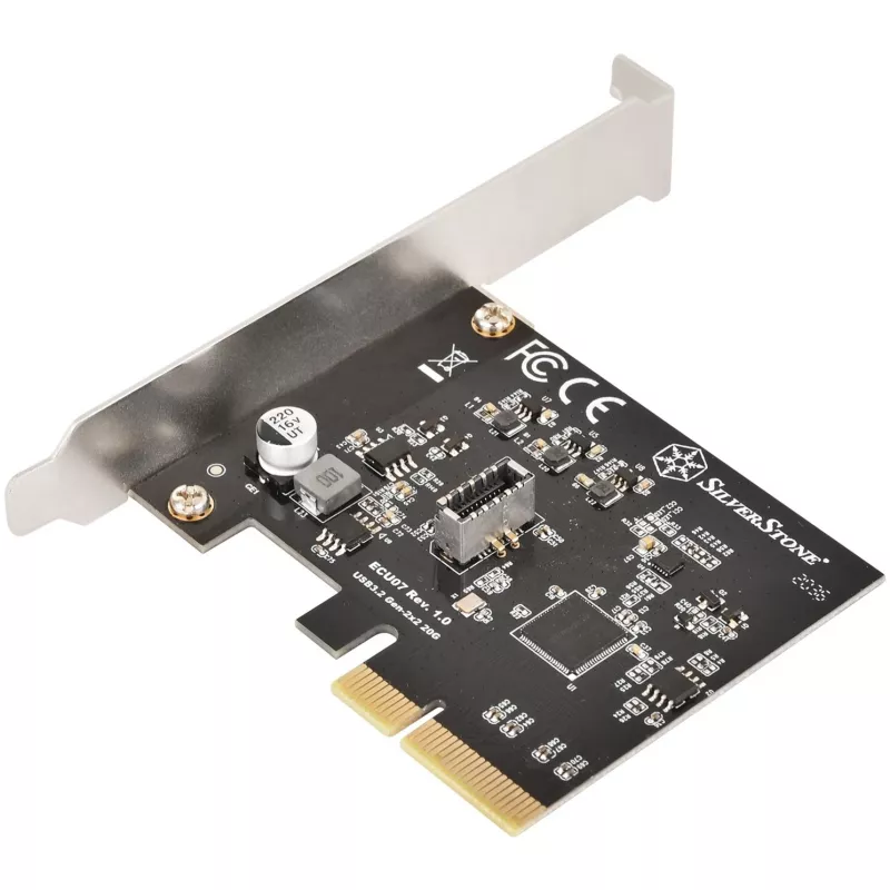 Laienduskaart SILVERSTONE SST-ECU07 USB 3.0 PCIe — PCI Express USB 3.0 adapter