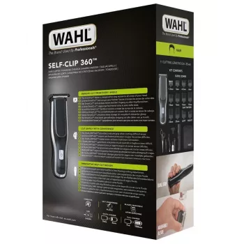 Wahl Self-Clip 360 Must, Hõbedane Liitiumioon (Li-Ion)