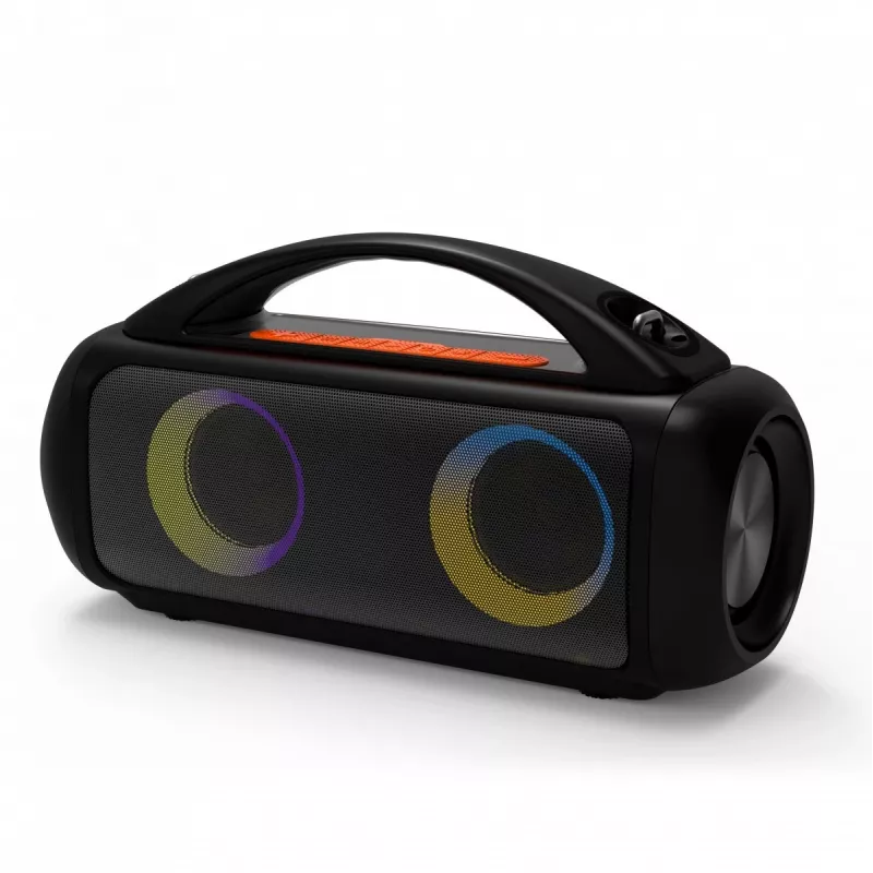 Kaasaskantav kõlar MEDIA-TECH MT3184 — Bluetooth 5.3, 60W RMS, IPX5, Li-Ion aku 16h, USB-C laadimine, MicroSD, TWS, mikrofon, kaugjuhtimispult