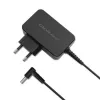 Vahelduvvoolu toiteadapter QOLTEC 51033 sülearvutitele, 45 W, 19,5 V, 2,31 A, 220–240 V, siseruumidesse, must, 1,7 m kaabel