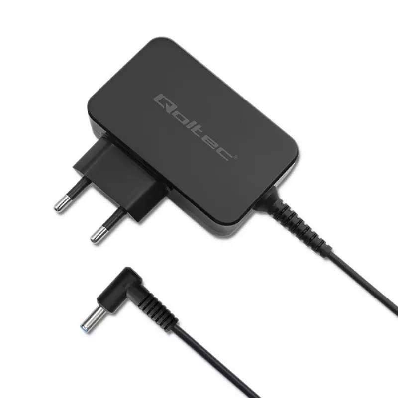 Vahelduvvoolu toiteadapter QOLTEC 51033 sülearvutitele, 45 W, 19,5 V, 2,31 A, 220–240 V, siseruumidesse, must, 1,7 m kaabel