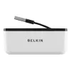 Belkin USB 2.0 4-Port Travel Hub, hõbedane, F4U021bt