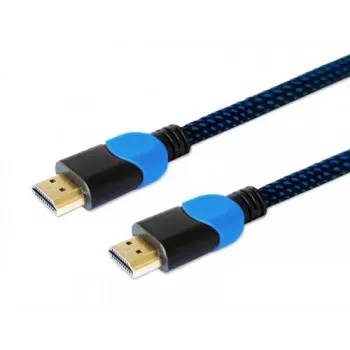 Savio GCL-02 HDMI-kaabel 1,8 m HDMI Type A (Standard) Must, Sinine