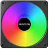 Montech GF120R V2 ARGB Arvutikorpuse ventilaatorimoodul 12 cm Must 3 tk