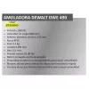 Nurklihvija DeWALT DWR490 — 2200 W, 230 mm ketas, 6600 p/min, 5,2 kg