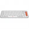 Logitech POP Icon Keys - klaviatuur - juhtmevaba - Bluetooth LE - QWERTY - USA rahvusvaheline - valge, oranž (920-013072)