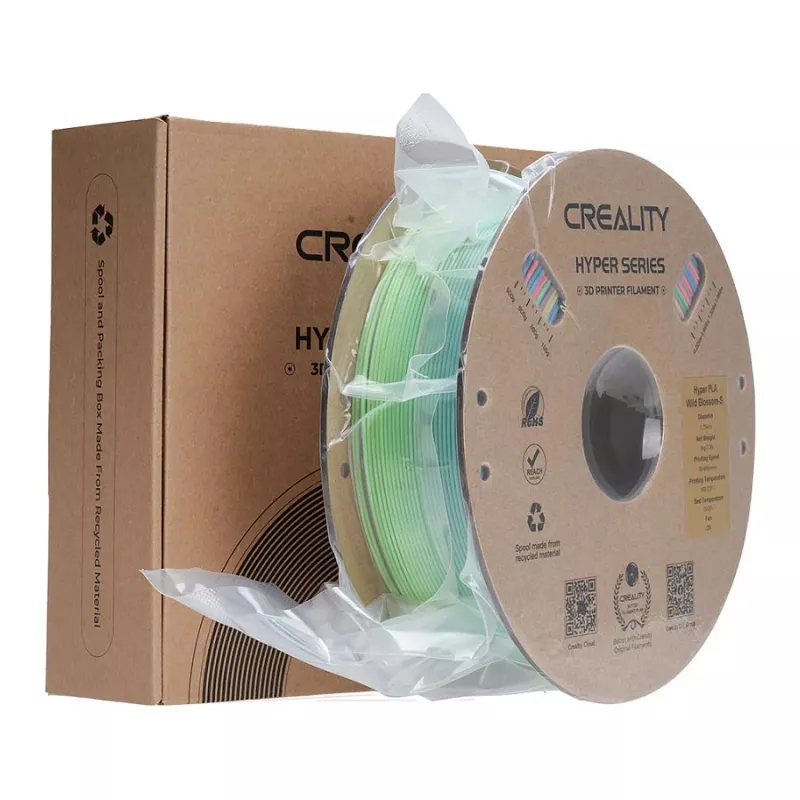 Filamendirull Creality PLA 1,75 mm 1 kg — sinine, roheline, roosa (3301010425)
