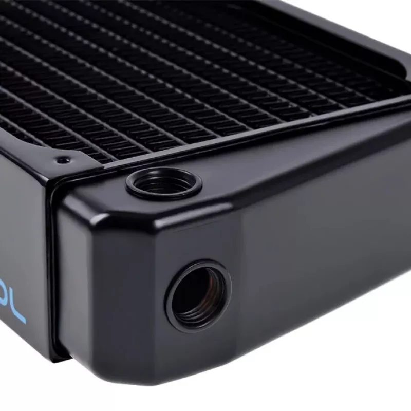 Alphacool NexXxoS XT45 - Radiatoriplokk - messing - vask - teras - must - 1/4 - 1,5 baari - 12 cm (14234)