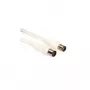 Wentronic Goobay antennikaabel, valge, 10 m - IEC/Coax pistik IEC/Koax-pistikupesa (11514)