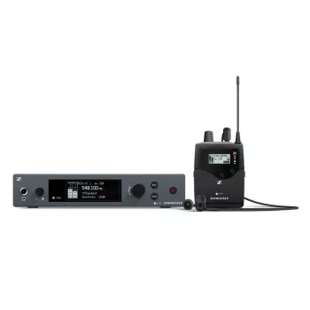 In-ear monitoring system Sennheiser EW IEM G4-A — UHF 516–558 MHz, bodypack receiver, transmitter, OLED/LCD, 16 Ω, 4–6 h runtime
