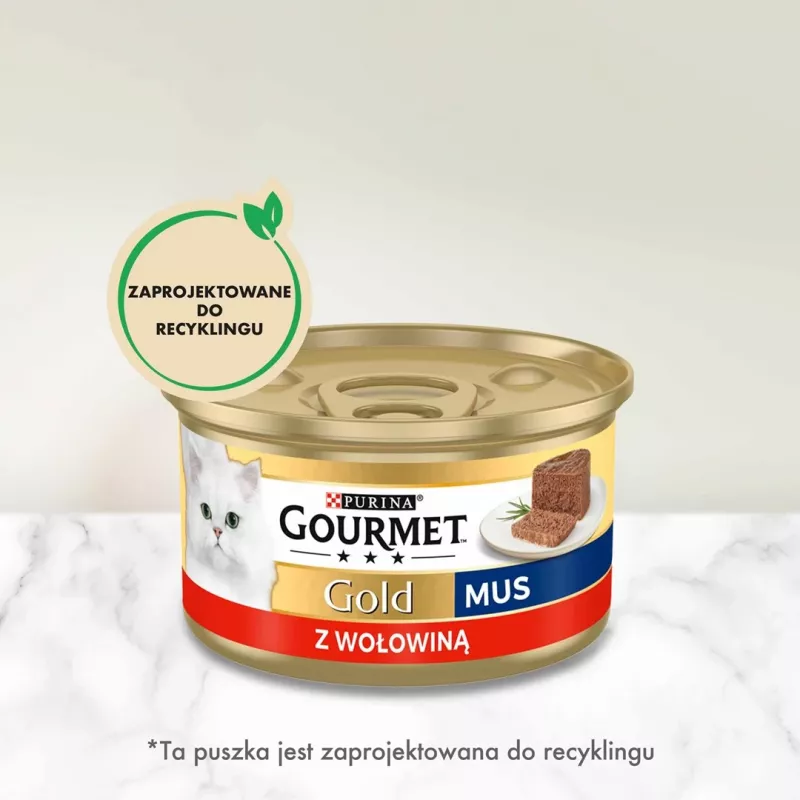 GOURMET Gold Beef - märg kassitoit - 85 g