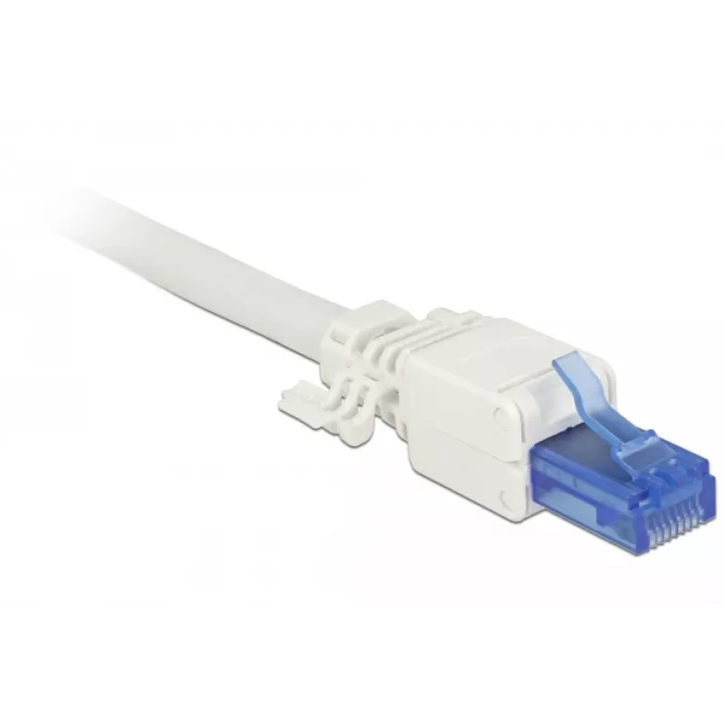 Juhtmepistik RJ-45 DeLOCK 86417 sinine valge