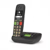 Gigaset E290A analoog-/DECT-telefon helistaja ID-ga must