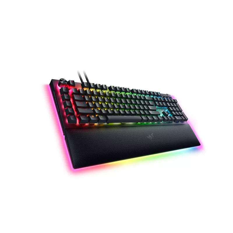 RAZER BlackWidow V4 Pro klaviatuur rohelise lülitiga - USA paigutus