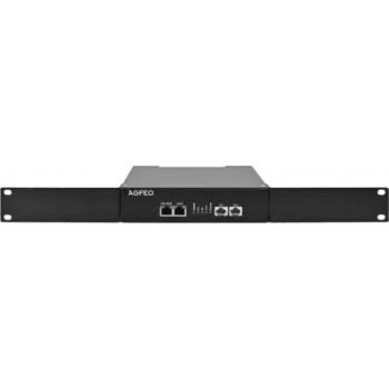 AGFEO ES 22 X IT, Full-IP-süsteem, 19-tolline korpus, 1 HE, 2x LAN