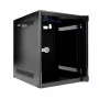 EXTRALINK LITE 6U 10 280X310 SEINALE KINNITATAV RACK-KAPP MUST