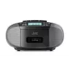 Raadiomängija JVC RC-E444B must, CD-mängija ja FM-tuuneriga