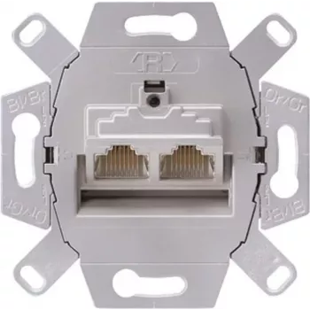 Pistikupesa 2 x RJ-45 JUNG UAE 8-8 UPOK6