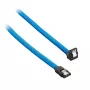 CableMod ModMesh - SATA-kaabel - Serial ATA 150/300/600 - SATA (M) parempoolsest nurga all SATA (M) - 60 cm - hele sinine (CM-CAB-RSAT-N60KLB-R)