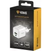 USB C/A võrgulaadur YENKEE YAC G38 20W 3A Power Delivery (USB‑C ja USB‑A)