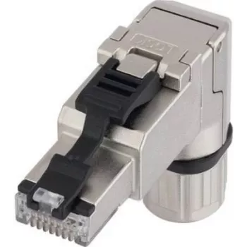 Ethernet-pistik Lapp ED-IE-90-6A-A-20-FC nurga all — RJ45 varjestatud, 90°