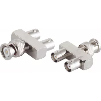 Adapter ShiverPeaks 98820-2 video/heli Y-kaabel 1 BNC isane 2 BNC emasele