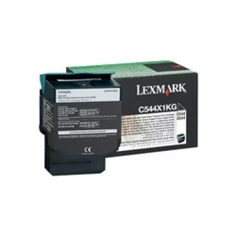 Lexmark C544X1KG – tint must – C544dn, C544dtn, C544dw, C544n, X544dn, X544dn RCS, X544dtn, X544dw, X544n jaoks