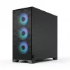 Fractal Design Pop 2 Air Must Solid mid-torniga arvutikorpus — ATX tugi, 3x 120 mm esiventilaatorit, 2,5/3,5 tollised kettapesad, 215×481×462 mm