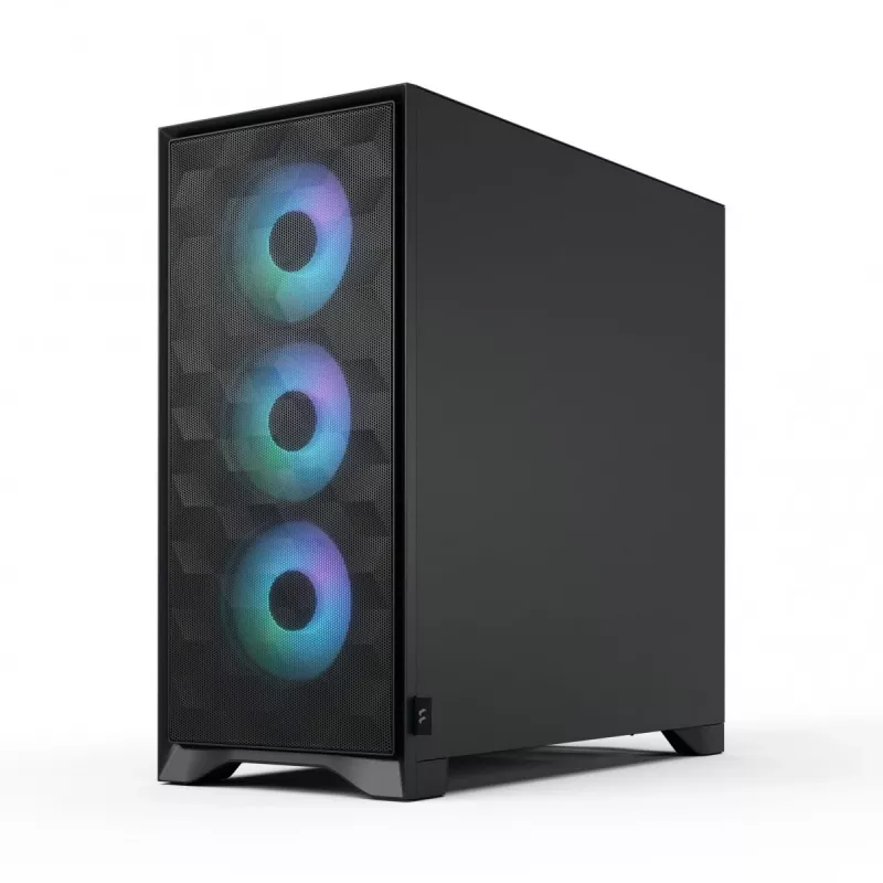 Fractal Design Pop 2 Air Must Solid mid-torniga arvutikorpus — ATX tugi, 3x 120 mm esiventilaatorit, 2,5/3,5 tollised kettapesad, 215×481×462 mm